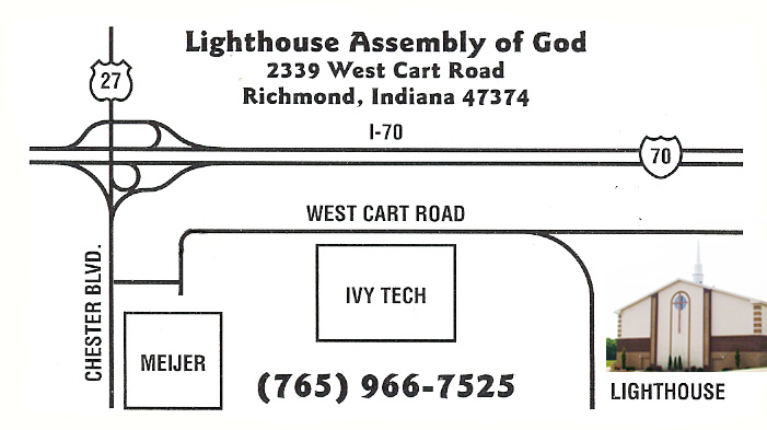 LH back of Business Card with Directions